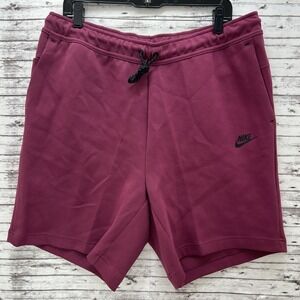 Nike Tech Fleece+ Above Knee Shorts Men's XL Plum Rosewood CU4503-653